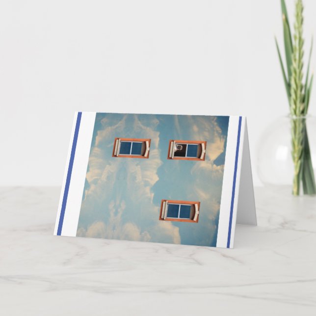 Tarjeta Cuando te sientes solo y azul (Anverso)