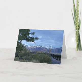 Tarjeta Cuando termina un viaje