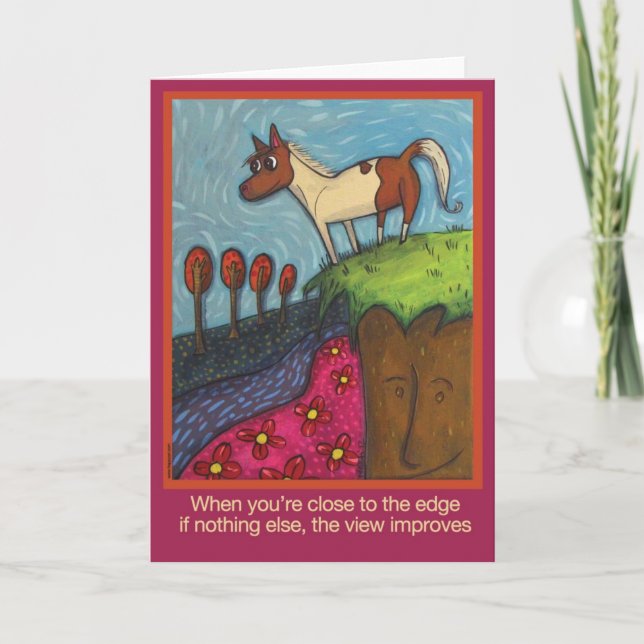 Tarjeta Cuando usted está cerca del borde… (Anverso)