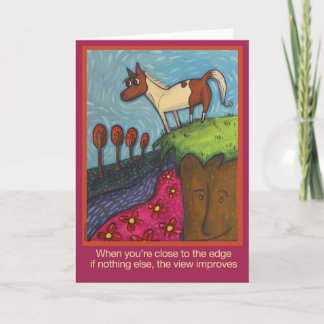 Tarjeta Cuando usted está cerca del borde…