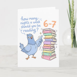 Tarjeta ¿Cuántas noches a la semana deberías leer? 67