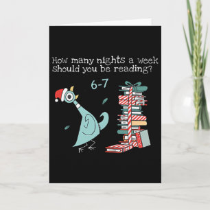 Tarjeta ¿Cuántas noches a la semana deberías leer 6-7 T?