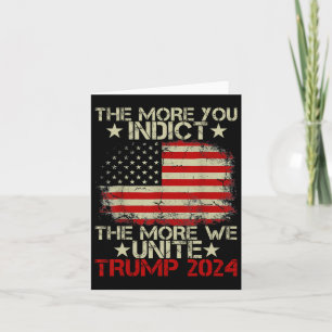 Tarjeta Cuanto más nos unimos a Maga Trump, índico