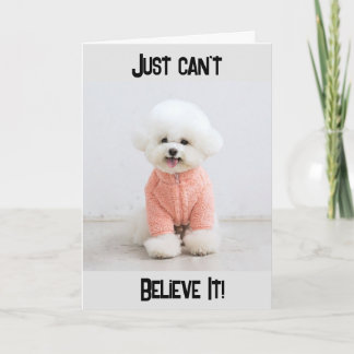 TARJETA ¿¿¿CUARENTA CUMPLEAÑOS?? SÓLO NO PUEDE CREER QUE L