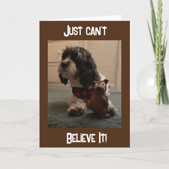 TARJETA ¿¿¿CUARENTA CUMPLEAÑOS?? SÓLO NO PUEDE CREER QUE L (Anverso)