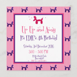 Tarjeta Cuarto cumpleaños de Edie