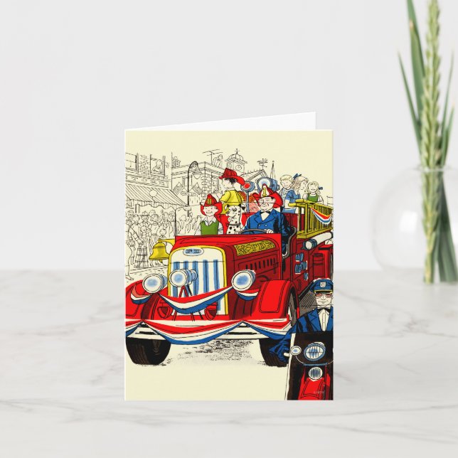 Tarjeta Cuarto del desfile de julio (Anverso)