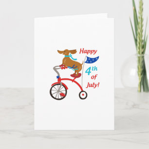 Tarjeta Cuarto feliz de julio