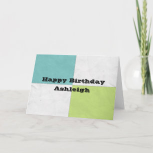 Tarjeta Cuatro cuadrados