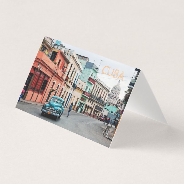 Tarjeta Cuba (Anverso)
