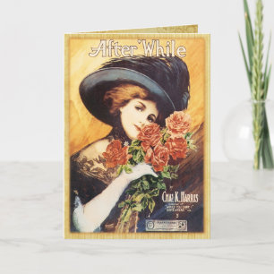 Tarjeta Cubierta de la hoja de la canción de cosecha de vi