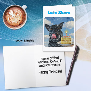 Tarjeta Cubierta de textura de pintura al óleo de perro bo