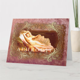 Tarjeta Cubierta marina - conchas de playa oceánicas