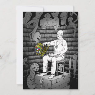 Tarjeta Cubo mágico con monstruos