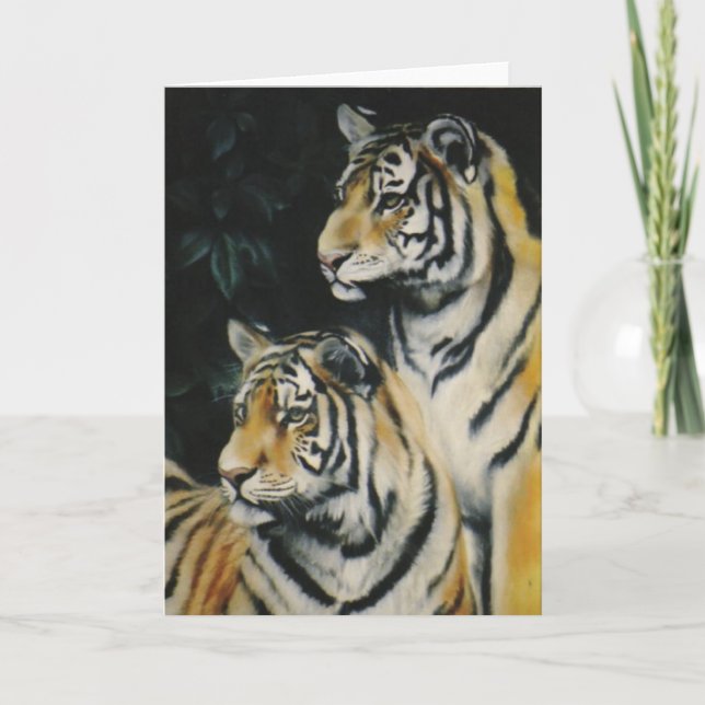 Tarjeta "Cubos de tigre" (Anverso)