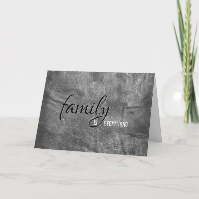 Tarjeta cuchara gris de cumpleaños de hermandad (Anverso)