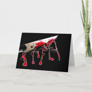 Tarjeta Cuchillo sangriento II