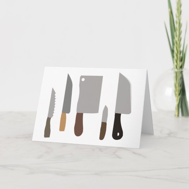 Tarjeta Cuchillos del cocinero (Anverso)