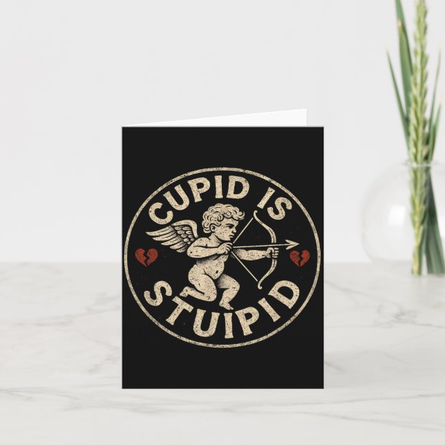 Tarjeta Cud Es Odia San Valentín Anti San Valentín Stud Cu (Anverso)