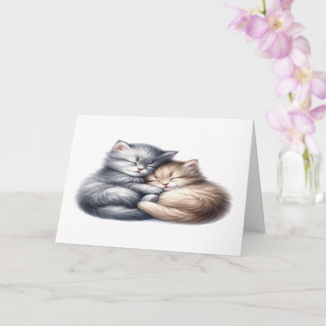 Tarjeta Cudds Kittens (Orquídea)