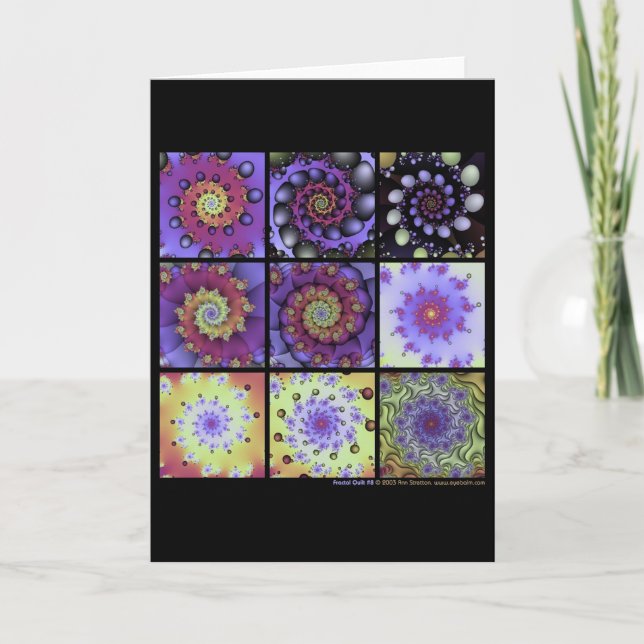 Tarjeta Cuello fractal #8 (Anverso)