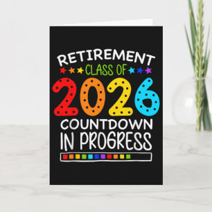 Tarjeta Cuenta Regresiva Divertida de Jubilación Cl de 202