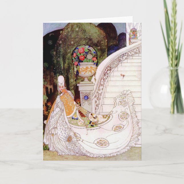 Tarjeta Cuento de hadas de Cenicienta de Kay Nielsen (Anverso)