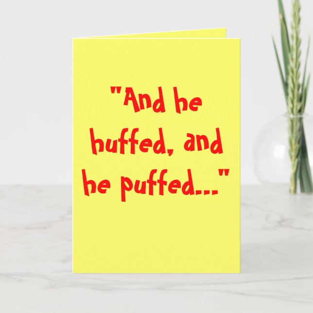 Tarjeta Cuentos de hadas del Geezer (Anverso)