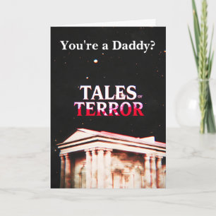 Tarjeta Cuentos de mausoleo del Día del Padre Terror