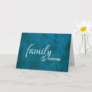 Tarjeta Cuero Verde azulado de cumpleaños