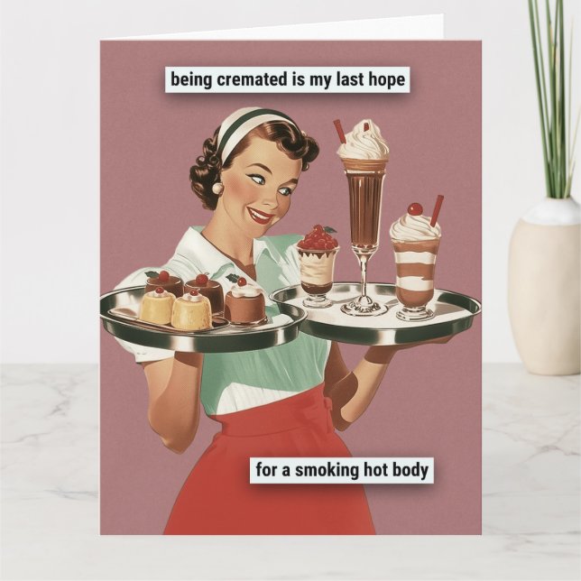 Tarjeta Cuerpo caluroso para fumar (Anverso)