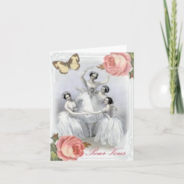 Tarjeta Cuerpo de ballet (Anverso)