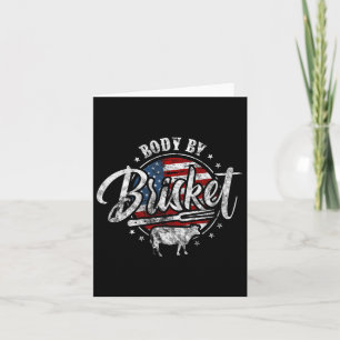 Tarjeta Cuerpo De Brisket Eeuu Flag Patriotic Byrbeque 4 D