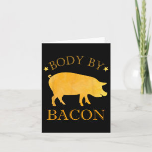 Tarjeta Cuerpo de Bycon Bbq Grilling Ham Love Men's Funny
