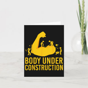 Tarjeta Cuerpo De Construcción De Cuerpo De Gimnasio Graci