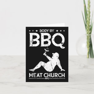 Tarjeta Cuerpo De La Iglesia De La Carne De Bbq Bbq - Entu