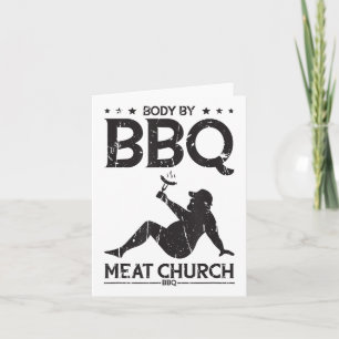 Tarjeta Cuerpo De La Iglesia De La Carne De Bbq Bbq - Entu