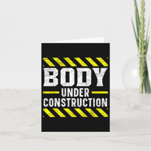 Tarjeta Cuerpo en construcción Bodybuilding Bodyb
