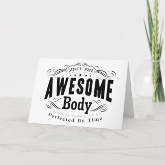 Tarjeta Cuerpo impresionante de 1945 cumpleaños