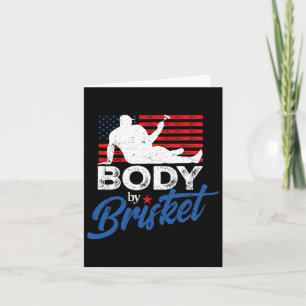 Tarjeta Cuerpo Por Brisket Bbq Funny Bod