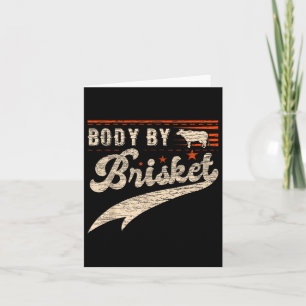 Tarjeta Cuerpo Por Brisket Bbq Para Hombres Y Mujeres Parr