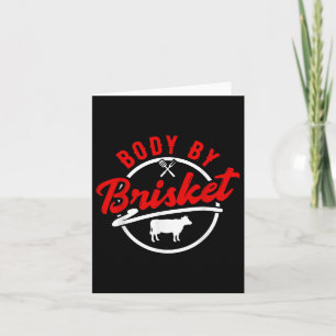 Tarjeta Cuerpo Por Brisket - Funny Bbq Smoker & Grilli