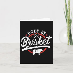Tarjeta Cuerpo Por Brisket Funny Byrbecue Lover Smoker Bbq