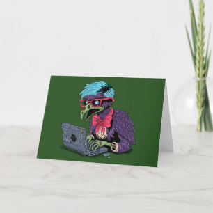 Tarjeta Cuervo zombie computadora