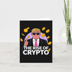 Tarjeta Cuesta El Aumento De Crypto Bitcoin Trump A La Lun