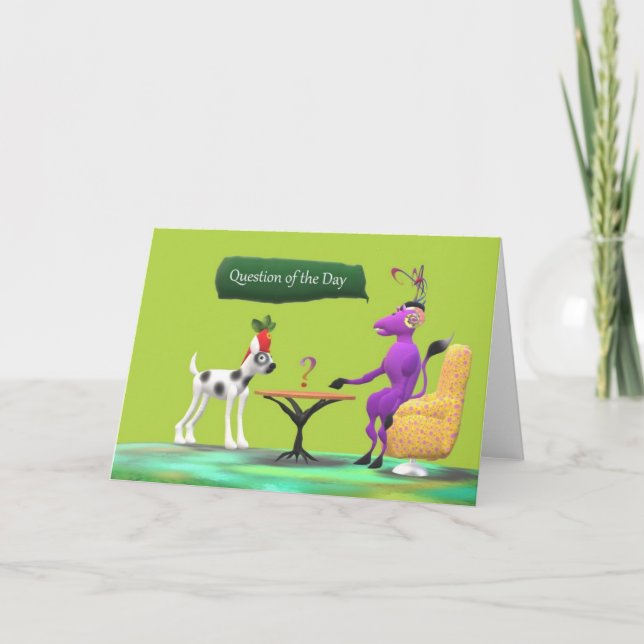 Tarjeta Cuestión del día (Anverso)