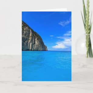 Tarjeta Cuevas azules Zakynthos Grecia