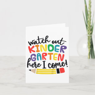 Tarjeta Cuidado Con El Jardín Infantil Aquí Vengo A La Ck 