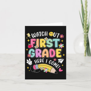 Tarjeta Cuidado Primer Grado Aquí Vengo De Vuelta Al Coleg