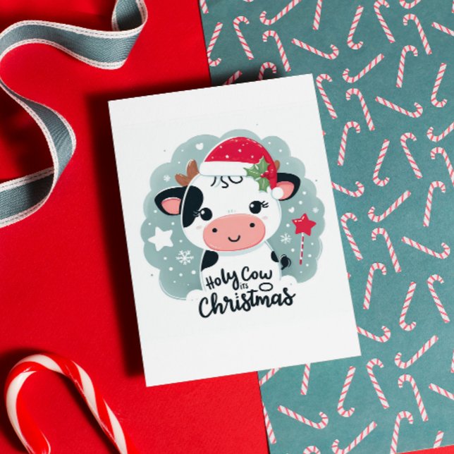 Tarjeta Cuidados Navidades de "Vaca Santa, sus Navidades"  (Subido por el creador)